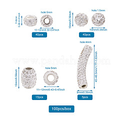 Handgemachte Fimo-Perlen Strass&nbsp;RB-CW0001-02