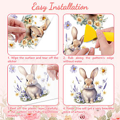 3 foglio 3 stili adesivi decorativi impermeabili in pvc&nbsp;DIY-WH0404-619