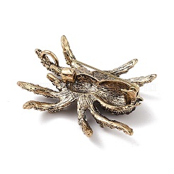 Holloween Spinne Legierung Strass Broschen&nbsp;JEWB-S023-02A