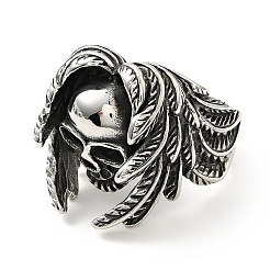 Anillo de acero inoxidable 316&nbsp;RJEW-C030-06D-AS