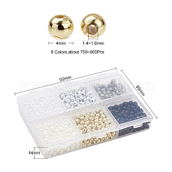 Perline rotonde fai da te kit per la ricerca di fai da te&nbsp;DIY-YW0005-02