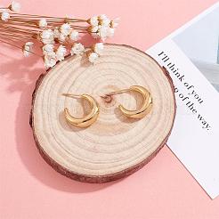 Croissant de lune grosses boucles d'oreilles boucles d'oreilles demi-créoles boucles d'oreilles ovales ouvertes larme cerceau boucles d'oreilles tirer à travers les boucles d'oreilles déclaration bijoux cadeau pour les femmes&nbsp;JE1089C