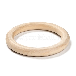Anneaux de liaison en bois non fini&nbsp;WOOD-F002-02I