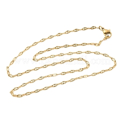 Unisex-Halsketten aus strukturiertem Edelstahl 304&nbsp;NJEW-K305-09G