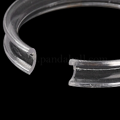 Einzelarmband-Präsentationsringe aus transparentem Kunststoff&nbsp;BDIS-F006-01A