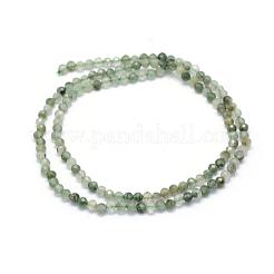 Natürlichen grünen Rutilquarz Perlen Stränge&nbsp;G-E411-18-3mm