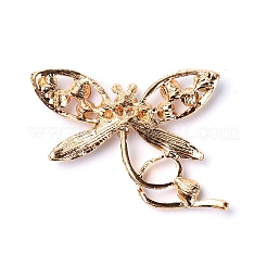 Legierung Strass-Cabochons&nbsp;LS-ALRI-WH0002-59