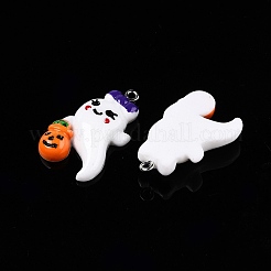 Halloween-Anhänger aus undurchsichtigem Harz&nbsp;RESI-D055-105P
