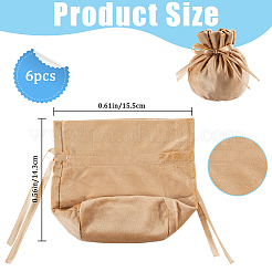 6 pz sacchetti in velluto con coulisse&nbsp;ABAG-BBC0001-19A