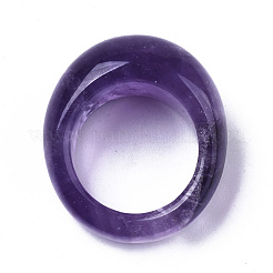 Natürlichen Amethyst Ringe&nbsp;G-N0326-032
