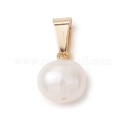 Natürliche Süßwasser-Zuchtperlen-Kartoffel-Charms&nbsp;PALLOY-JF04890-01
