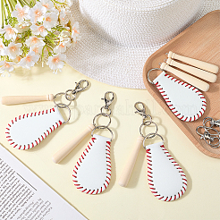 Kits de fabrication d'étiquettes de bagages à thème baseball&nbsp;DIY-CL0002-24A