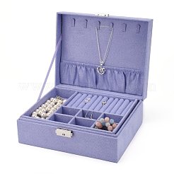 Schmuckschatullen aus Samt und Holz&nbsp;VBOX-I001-02B
