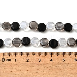 Cuentas de vidrio galvanizado hebras&nbsp;EGLA-A048-01A-06