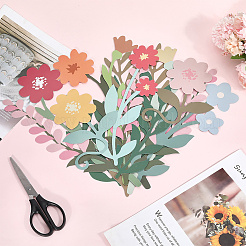 Hängende Banner aus Papierblumen&nbsp;DIY-WH20049-35