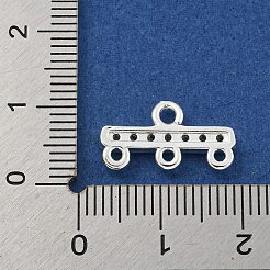 Collegamenti dei componenti del lampadario rettangolare con placcatura in ottone micro pavé di zirconi cubici trasparenti&nbsp;KKB-L215-037S