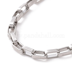 Anlaufgeschütztes Venezianer-Kettenarmband aus Edelstahl 304 für Männer und Frauen&nbsp;BJEW-E031-09P