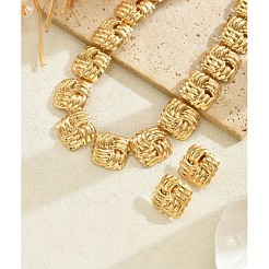 Orecchini e collane in ferro per donna&nbsp;WG8683E-01