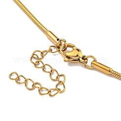 Collane con ciondolo vergine maria&nbsp;NJEW-S422-02G