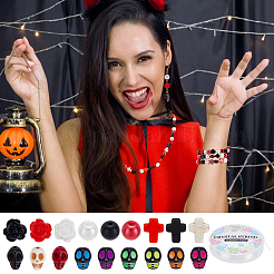 DIY-Stretcharmband-Kits zum Thema Halloween&nbsp;DIY-UN0007-79