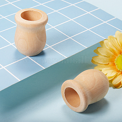 Unfertige leere Vase aus Holz&nbsp;WOOD-GF0001-04