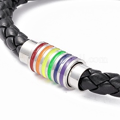 Regenbogen-Pride-Armband&nbsp;BJEW-F425-01A