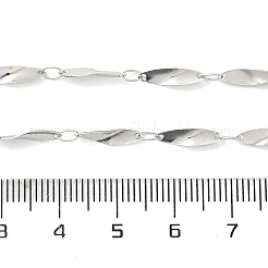 Catene a maglie ovali intrecciate in acciaio inossidabile 304 anti-ossidazione&nbsp;CHS-K017-02P