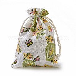 Pochettes en toile de jute&nbsp;LS-ABAG-I001-13x18-02