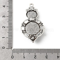 Pendentifs en alliage et acrylique de style tibétain&nbsp;FIND-B058-05AS