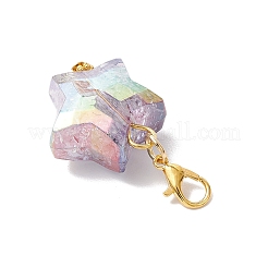 Decorazioni pendenti a forma di stella in acrilico&nbsp;HJEW-JM03385