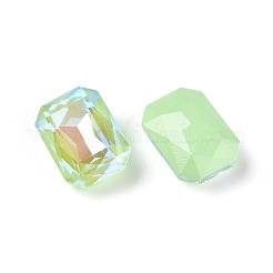 Facettierten Glas wies Strass Cabochons zurück&nbsp;GLAA-L021-A02-214MI