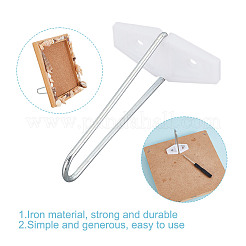10 ensemble de supports de cadre photo en fer et en plastique&nbsp;ODIS-GO0001-04B