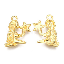 Anhänger aus Strass mit goldener Beschichtung&nbsp;PALLOY-WH0067-15G-06