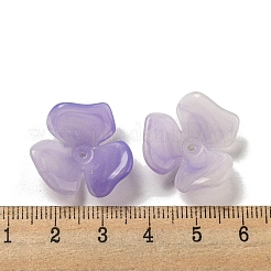Cabochons en acrylique opaque bicolore&nbsp;OACR-G034-03E