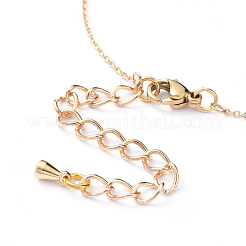 Colliers à pendentif pierres précieuses naturelles à facettes&nbsp;NJEW-JN02791