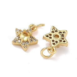Ottone micro spianare pendenti zirconi&nbsp;KK-A291-13A-G