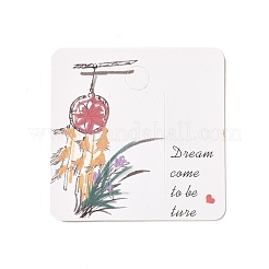 Carte quadrate per fermagli per capelli in carta&nbsp;DIY-B061-01B-05
