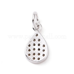 Pendentifs avec zircon cubiques à micro-pavés en laiton&nbsp;KK-I614-064P