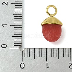 Anhänger aus natürlichem Karneol (gefärbt und erhitzt)&nbsp;STAS-L277-07G-08