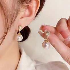 Boucles d'oreilles pendantes en alliage et strass&nbsp;WG02693-01