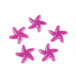 Cabochons aus Kunstharzperlen&nbsp;LS-RESI-WH0008-16F