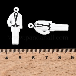 Sprühfarbe Legierung Anhänger&nbsp;ENAM-K076-37B