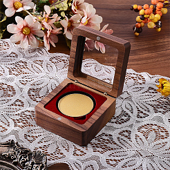 Cajas magnéticas para embalaje de insignias de madera&nbsp;CON-WH20006-017B