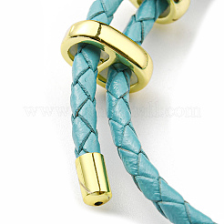 Bracelets en cuir tressé&nbsp;BJEW-G675-06G-08