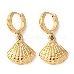 Pendientes de aro de acero inoxidable 304 para mujer&nbsp;EJEW-Z092-02G-02