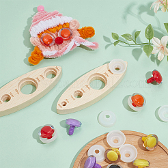Hölzerne Puppe Handwerk Augen Werkzeuge&nbsp;DIY-WH0430-946