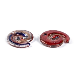 Handgefertigte Silberfolie Murano Anhänger&nbsp;FOIL-S115-B