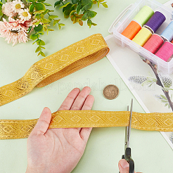 7.7~8 Yards Polyester-Jacquardband mit Blumen im ethnischen Stil&nbsp;OCOR-PH0004-48B