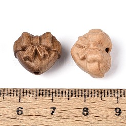 Perlen aus natürlichem Apfelholz&nbsp;WOOD-N021-06