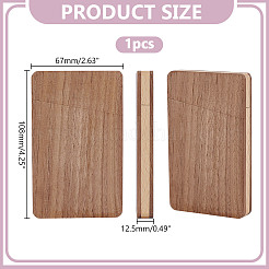 Kartenetui aus Holz&nbsp;AJEW-WH0816-136